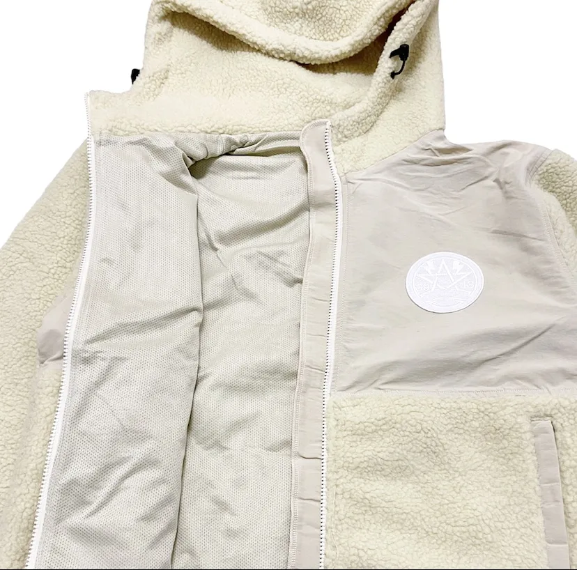 絨毛外套 L 白 2