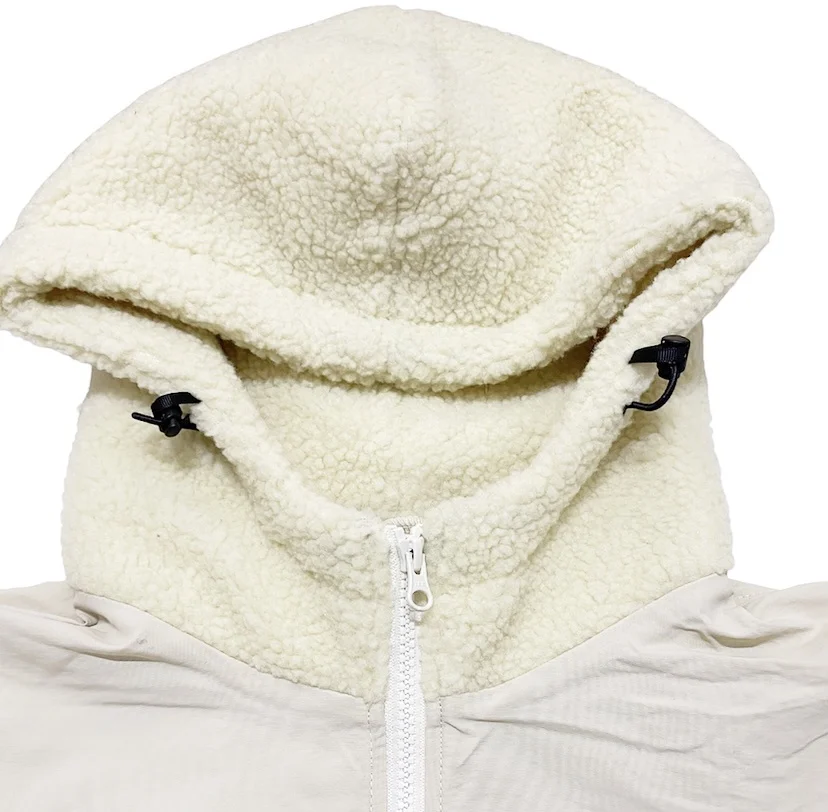 絨毛外套 L 白 4