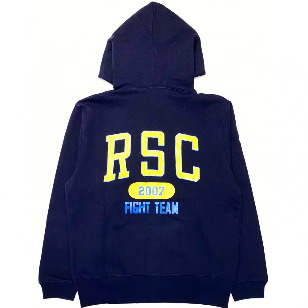 RSC Fight Team XL 藍底黃字 背面