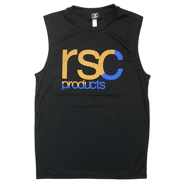 RSC logo JPN 無袖 藍金 L號