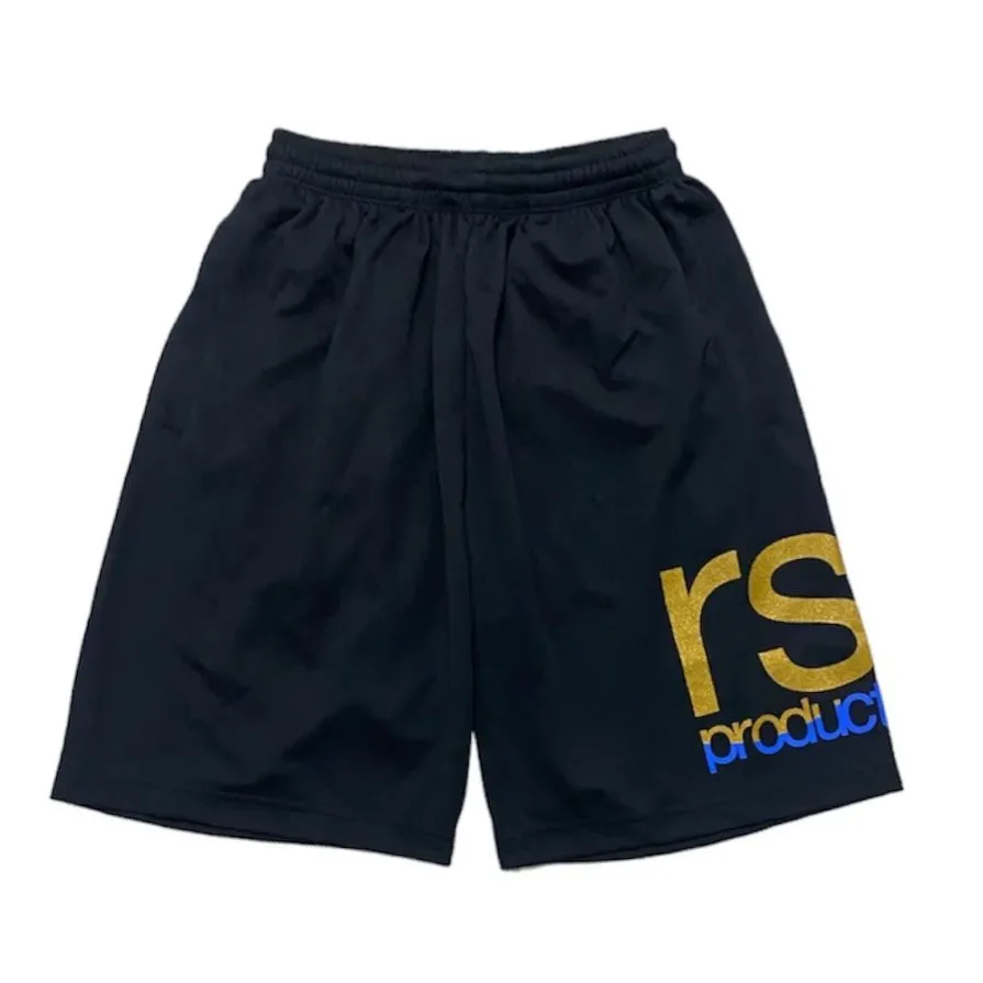 RSC logo JPN 短褲 藍金 L號