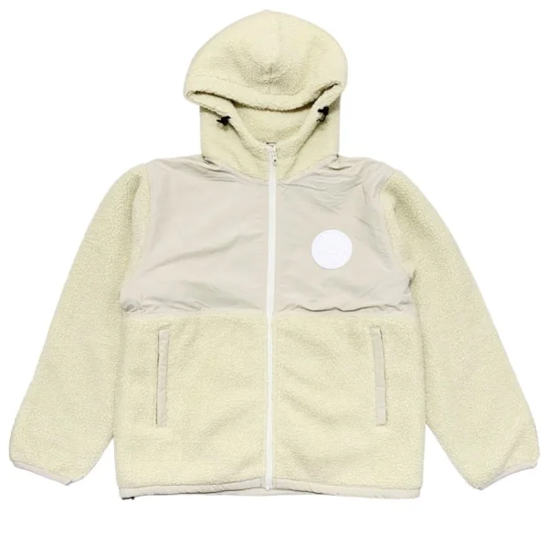 rsc products | 羊毛 絨毛 長袖 連帽 外套 L號 奶油黃