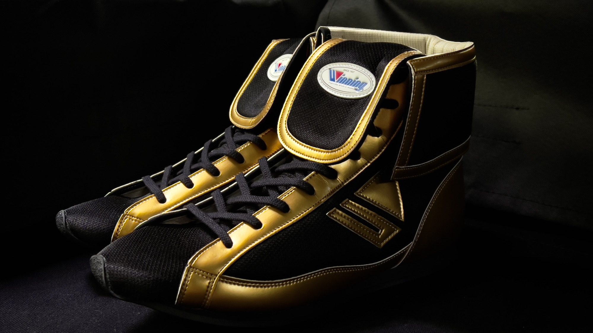 [預購]Winning｜RS-003 Boxing Shoes Gold 拳擊 鞋 黑金