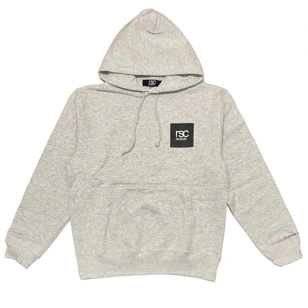 rsc products | RSC Box Logo 方框 長袖 連帽 帽T T-Shirt 棉質 L號 灰底黑框