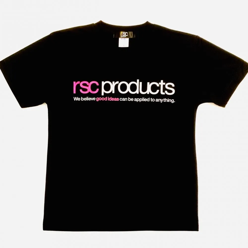 rsc products | RSC LINE LOGO 短袖 運動 吸汗 速乾 透氣 抗皺 L號 黑底粉字