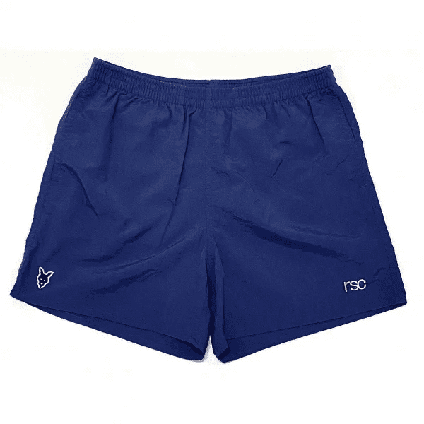 rsc products | BOX LOGO 刺繡 尼龍 運動 短褲 L號 藍