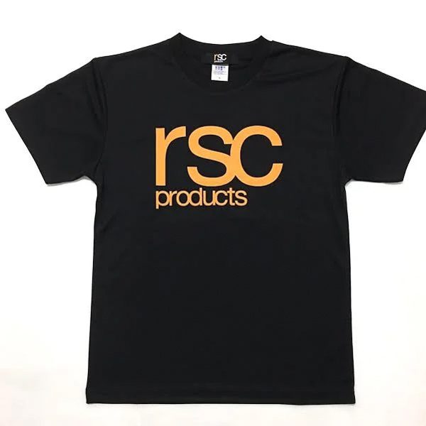 rsc products | RSC LOGO T-SHIRT 運動 短袖 吸汗 速乾 透氣 M號 黑底 橘字