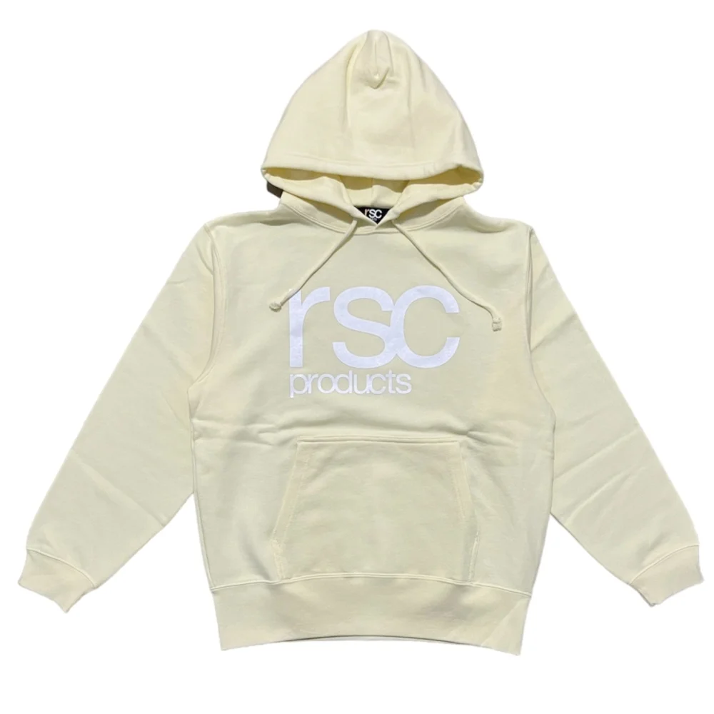 rsc products | RSC Logo 長袖 連帽 帽T T-Shirt 棉質 XL號 奶油黃