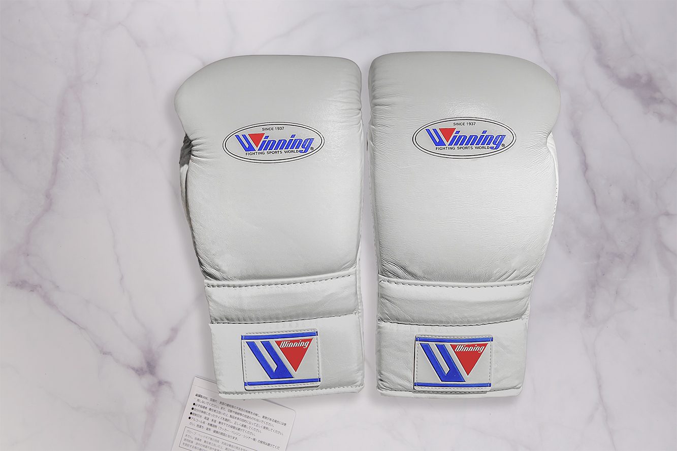 Winning 拳套 綁帶 白 16oz